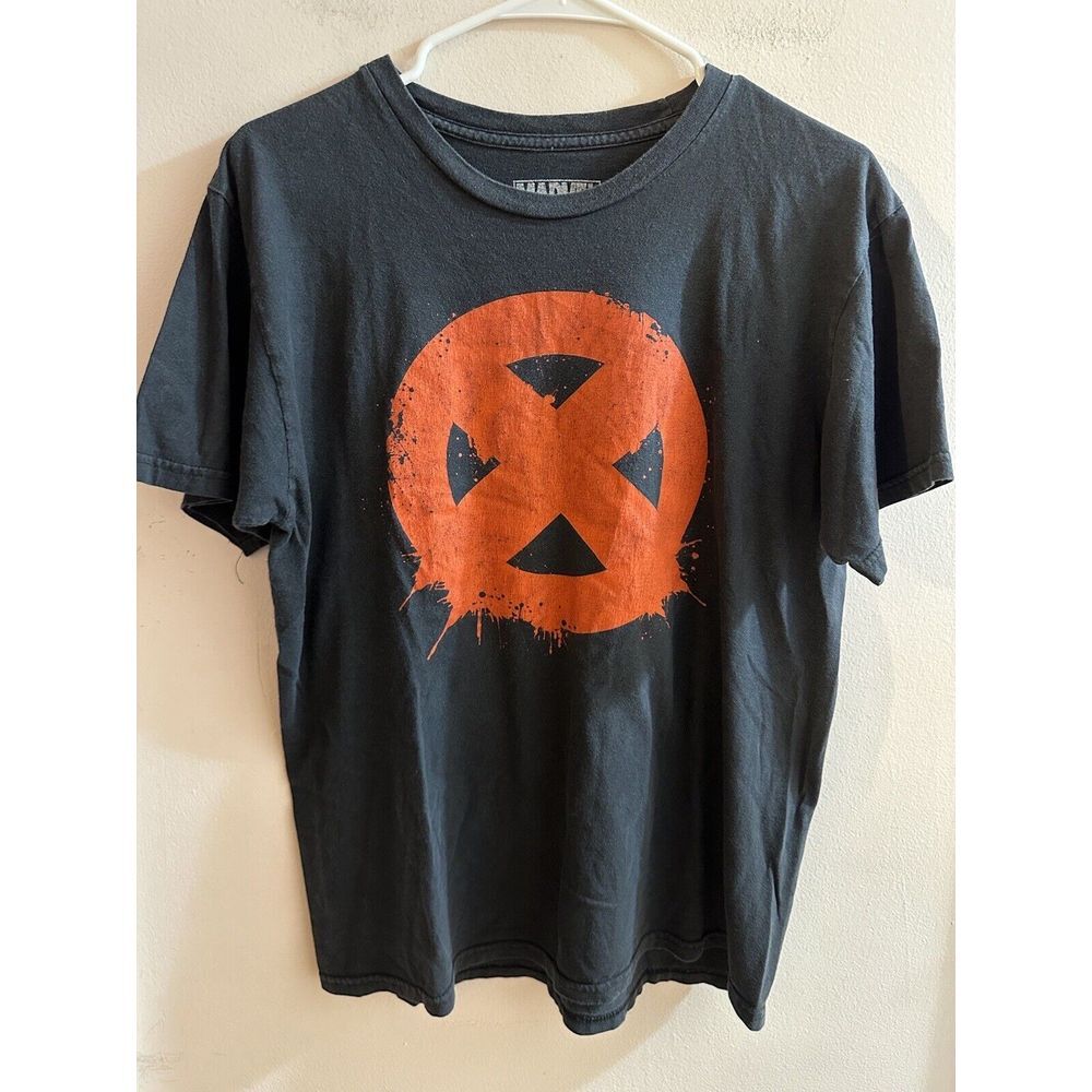 Deadpool T-Shirt Mens‎ Medium Red Black Marvel Comic Retro